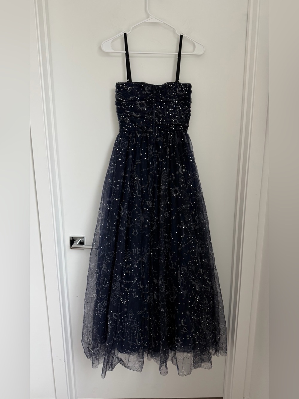 Staud NWT Small Bettina Gown Zodiac Constellation Tulle - Picture 7 of 15